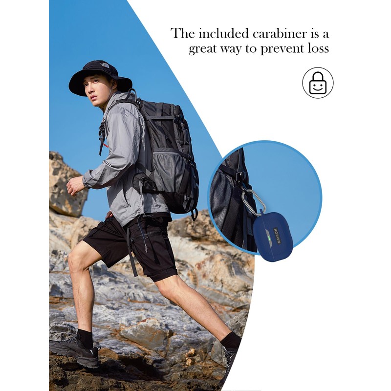 Case for Raycon Everyday Earbuds,Soft Protective,BOVUGAC Silicone Case Cover for