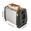 2 Slice Toaster Stainless Steel ABS Smart Toaster with 6