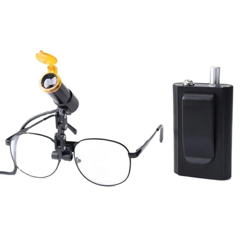 5W LED Light On Dental Loupes with Filter Portable Led