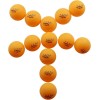MAPOL 50- Pack Orange 3-Star Premium Ping Pong Balls Advanced