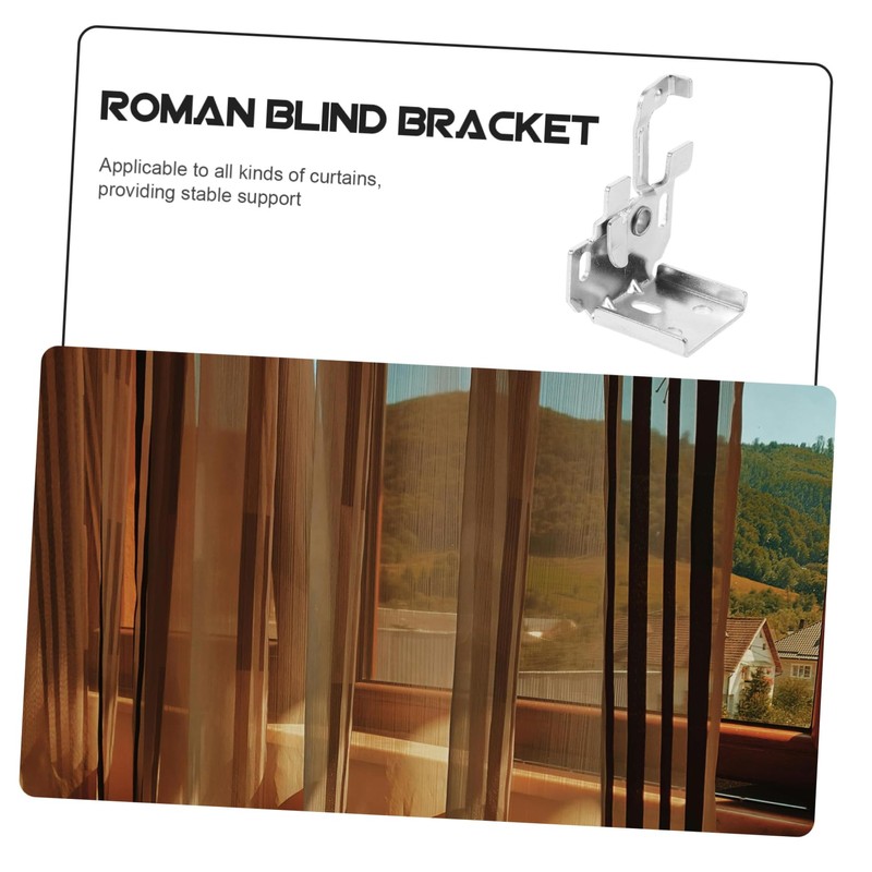 Operitacx 3sets 3pcs Top Fixing Blind Brackets for Window Blinds