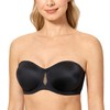 DELIMIRA Women's Underwire Non Padded Seamless Strapless Bra Plus Size