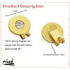 Adhere 2pcs Golf Hat Clip Golf Ball Marker Holder Magnetic