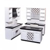 Dolls House Luxury Kitchen Set, 1:12 Scale, Black and White,