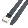 BOSS, Jemio Square Buckle Leather Belt, castlerock black, 32