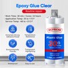 VICPRICME Plastic Glue,1.76oz Clear Epoxy Glue,All Purpose Repair Glue, Can