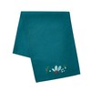 Catherine Lansfield Christmas Holly and Mistletoe Embroidered Cotton 32x220 cm