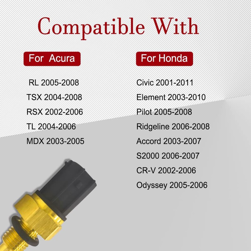 Mearo Engine Coolant Temperature Sensor, Temperature Sensor Replaces OEM# 158-0811