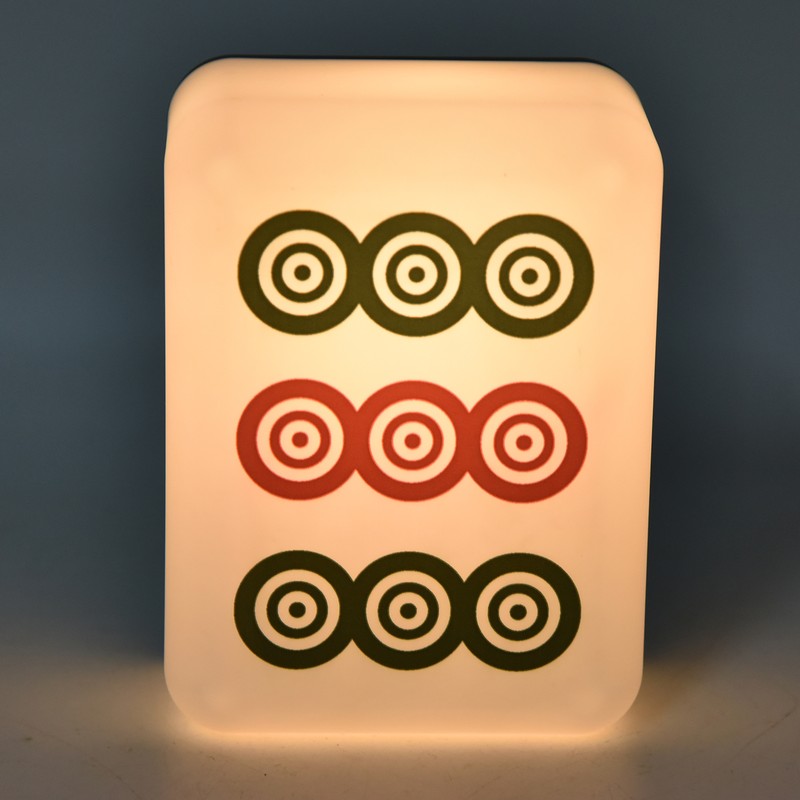 Mahjong Night Light USB Rechargeable Dual Color Temperature LED Night