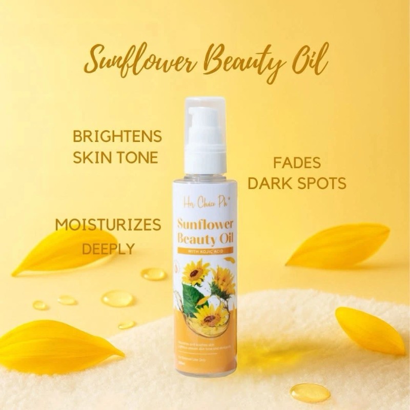 Her Choice PH Sunflower Beauty Oil With Kojic - 100ml