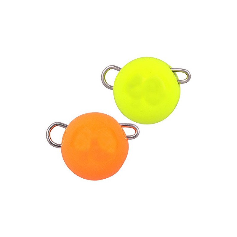 Spro Freestyle Tungsten Bottom Jig Glow Orange/Chartreuse – 2 Fishing