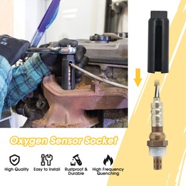 Sensor de oxígeno con zócalo O2 sensor ascendente descendente, 2 unidades, apto para F150 F250 F350 E150 E250 E350 Ranger Expedition Explorer Escape Mazda Tribute Lincoln Mercury Nissan Reemplazo # 15717, 15716, 15664