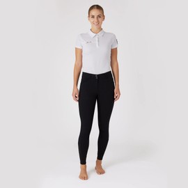 HORZE Emma Womens Classic Full Seat Breeches with Crystals - Black - 30