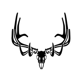 Elk Skull Decal