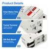 BAOMAIN 2 Pole DIN Rail Fuse Holder, 32A 690V AC