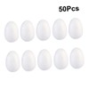 Angoily 150 pcs White Solid Foam Easter DIY Eggs for