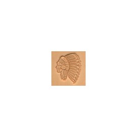 Tandy Leather Company Indian Chief 3d Leather Stamping Tool
