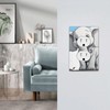 Wall Plate White Elephant Switch Cover Decorative 1 Gang Switch