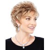 TISHINING Pelucas Cortas De Corte Pixie Rubio Mixto Para Mujeres