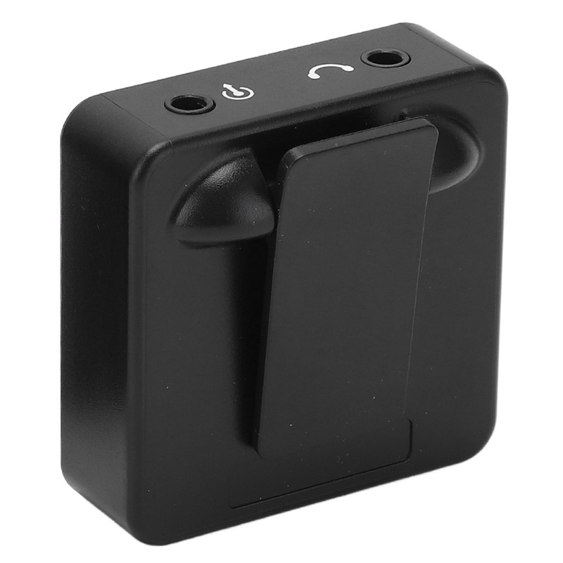 Wireless Lavalier Microphone Clip On Lapel Mic Transmitter Receiver Set