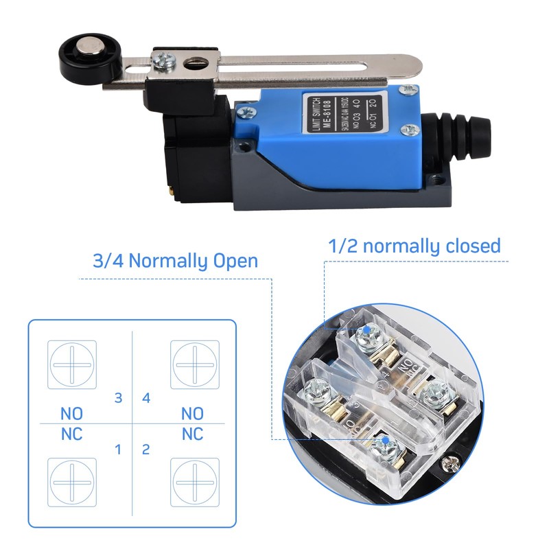 ME8108 Waterproof Adjustable Limit Switch Lever - Suitable for Use