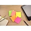 Sticky Notes - 12 Pads Bright Assorted Coloured Removable 76x76mm