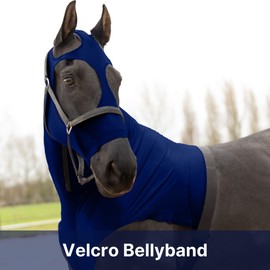 RESISTANCE Premium Horse Hood Pull-On with Face - Horse Sleazy Slickers and Horse Care Sheet