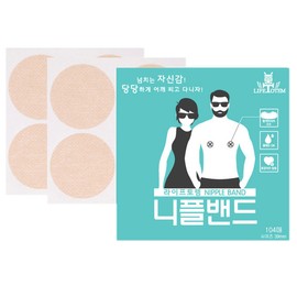 Lifetotem Unisex Nipple Band 39mm, 104 Pieces