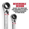 CROM 4-in-1 Reversible Ratcheting Wrench Set - 2 Piece, SAE,