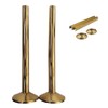Towel Rail Radiator Pipe Covers & Collars In Gold *Just