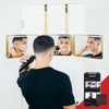 Self Cut System Gold Plated 3 Way Mirror with Lights