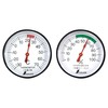 Shinwa Sokutei 72674 Thermometer, Hygrometer Set, Analog ST-4, Round 1.8