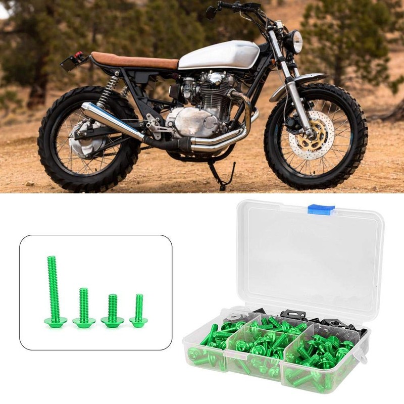 Screws Bolts, 177pcs Motorcycle Screws Fairing Bolt Mounting Clips Kit