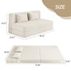 Luoxiao Folding Sofa Bed Convertible Sleeper Chair Full Size with