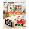 GOLOZA Digital Alarm Clock for Bedrooms, Digital Clock with LED