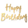 TOYVENTURES Happy Birthday Banner - Gold