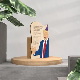 Lustige Geburtstagskarte Trump Birthday Deutsch Holzkarte - Geburtstagskarte - Lustige Geburtstagskarten, Lustige Karten, Lustige Karte, Lustige Geburtstagskarten für Frauen, Lustige Geburtstagskarte