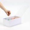 YINSHCO 3x5'' Index Card Holder, Acrylic Business Index Card Box