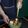 Gold Cooking Spoon, Berglander Stainless Steel Slotted Spoon Titanium Gold