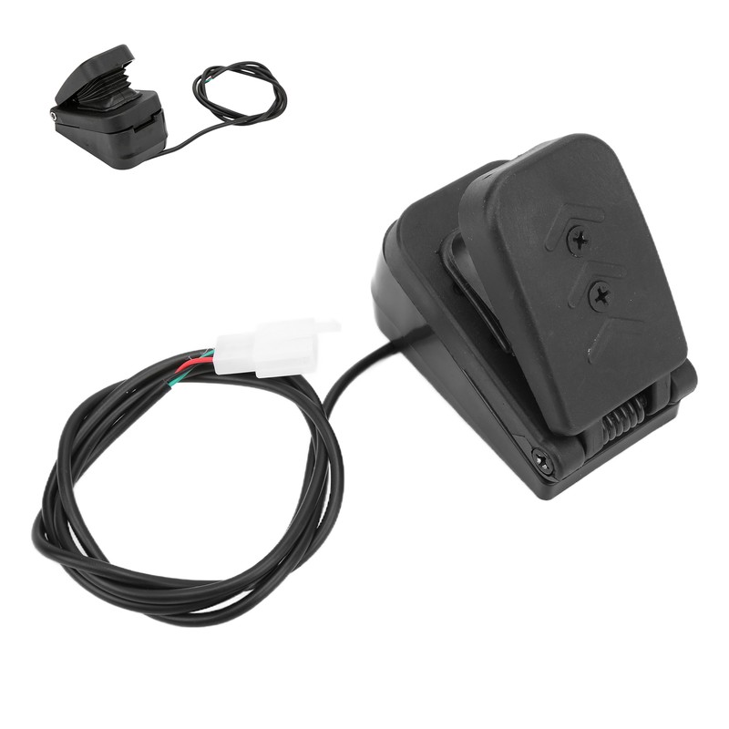 Throttle Accelerator ATV Foot Pedal Electric Speed Control Waterproof Socket