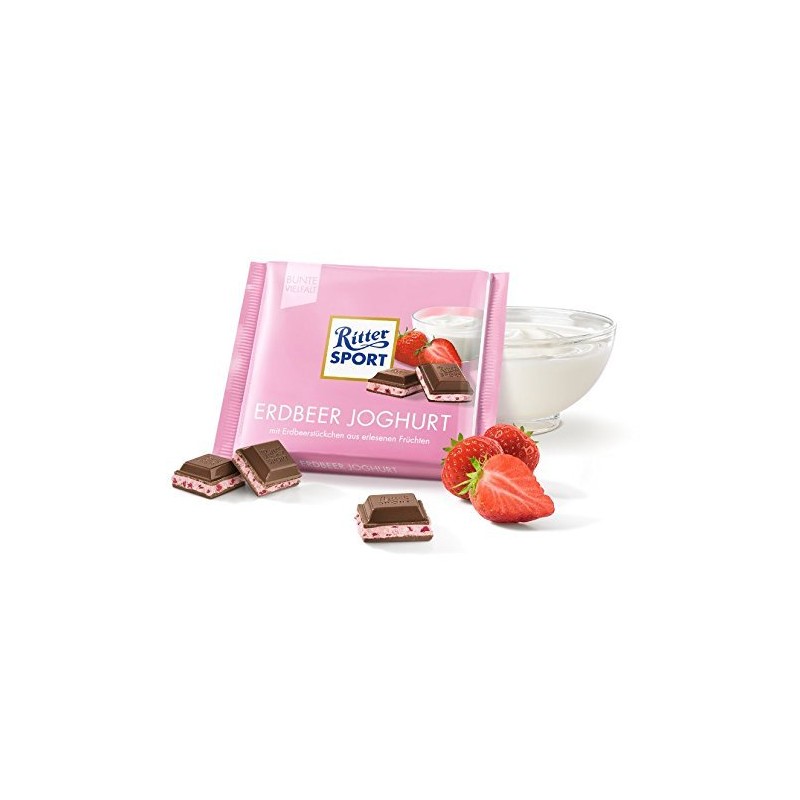 Ritter Sport Strawberry Yogurt, 100 g