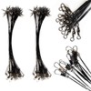 50pcs Stainless Steel Wire Leaders Nylon-Coated Fishing Line Wire Leaders