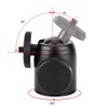 Denash Camera Ball Head, Aluminum Alloy Wearresistant Monopod Ball Head,