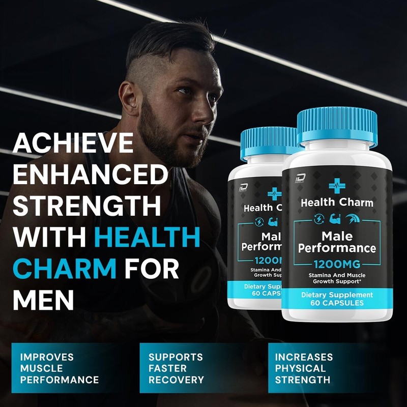 Health Charm (3 Pack) Health Charm for Men Capsules –