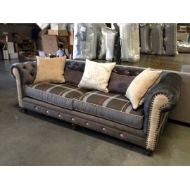 Bun Feet Dark Wanut Sofa Legs (Set of 4)