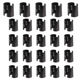 Wire Shelf Clips for 3/4" Post, 25 Pairs 50 Pieces Wire Shelving Shelf Lock Clips, Shelving Sleeves Replacements