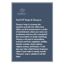 Soul Of Soap Di Handmade Soap Bars. 100% Natural, Aromatherapy 4 Soaps Made in Latvia