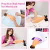 Yokilly Practice Hand for Acrylic Nails, Bendable Soft Nail Practice