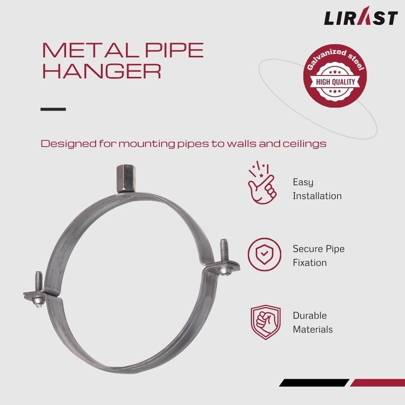 Ø 125mm / 5 inch Steel Pipe Bracket/Clamp - Suspension