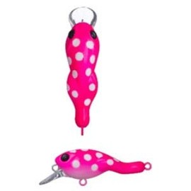 D-3 custom lures Minnow Dad Leases 1.7 inches (43 mm), 0.1 oz (3.4 g) Peach Ball #8 Lure